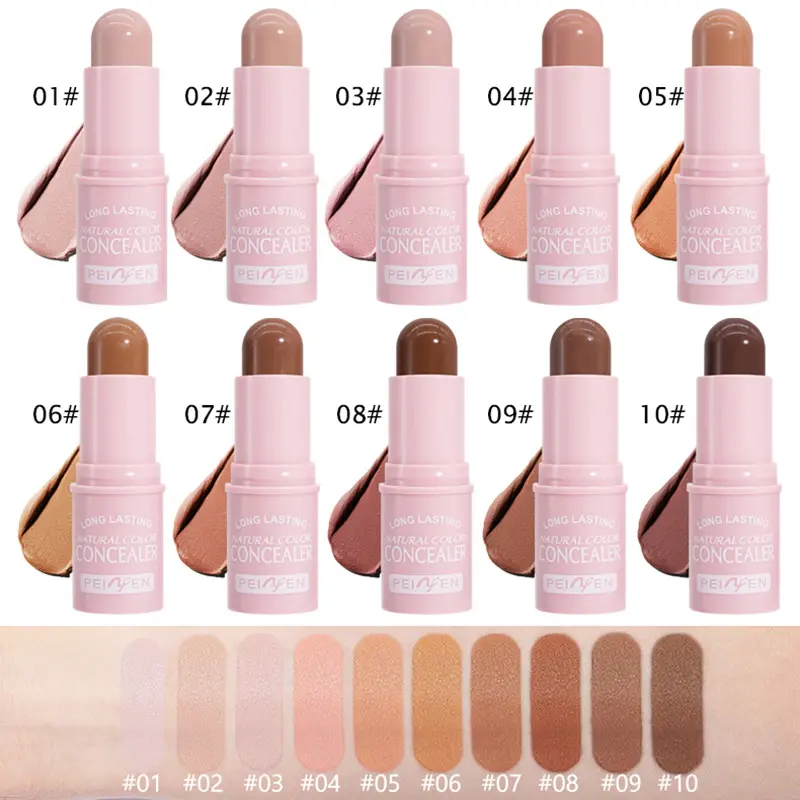Highlighter Stick Brightening Skin Tone Contouring Natural Stereo Concealer Cream Makeup Base Foundation Multi-Purpose Stick