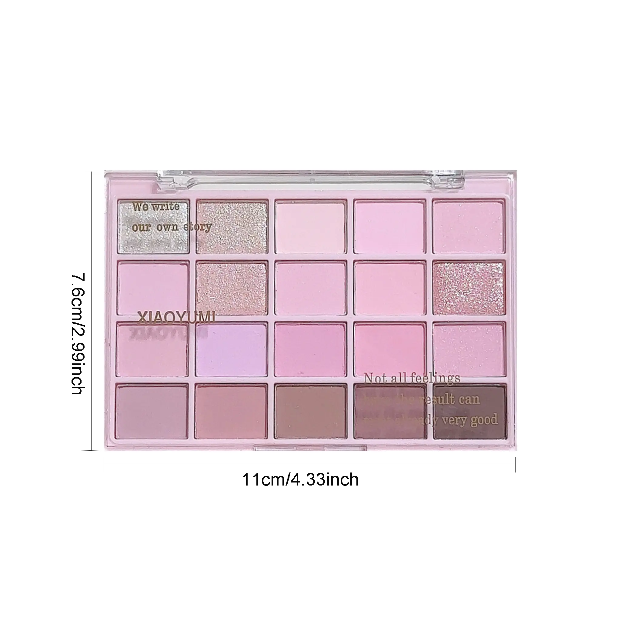 20 colors of emotional eyeshadow with matte finish, daily brightening light makeup multifunctional eyeshadow palette