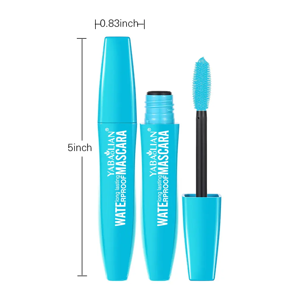 1/3Pcs Neutral Mascara, Color Mascara Waterproof, Thick and Curly, Not Easy to Smudge Eyeliner, Long-Lasting Makeup, Red, Blue, Purple