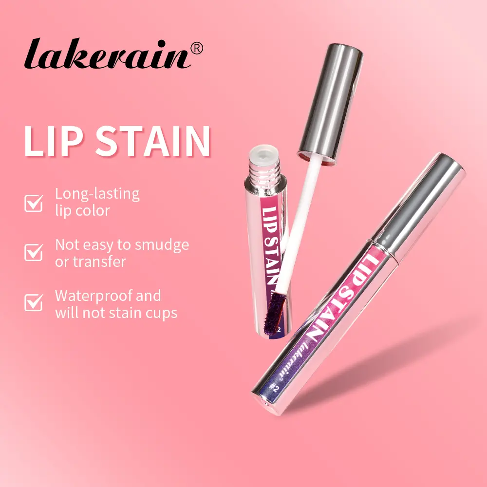 Soft Matte Peel Off Lip Stain Reveal Long Lasting Waterproof Cool Rose High Color Transfer Proof Non-stick Cup Natural Lip Stain