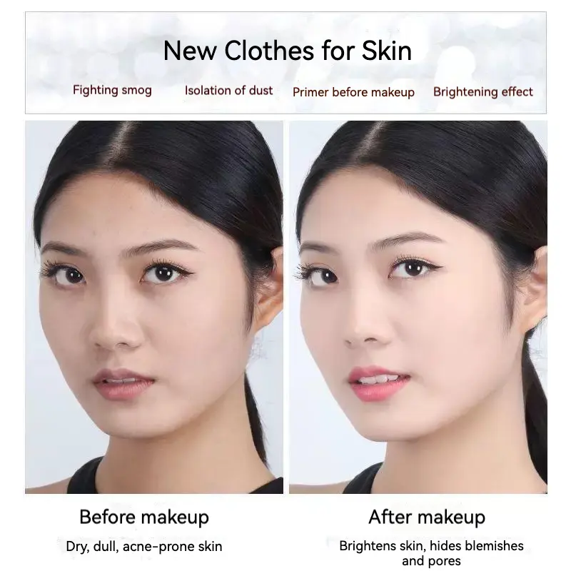 ZEESEA 3in1 Primer Concealer BB Cream Makeup Base Natural Liquid Foundation  Longlasting Invisible Pores Whitening Grooming