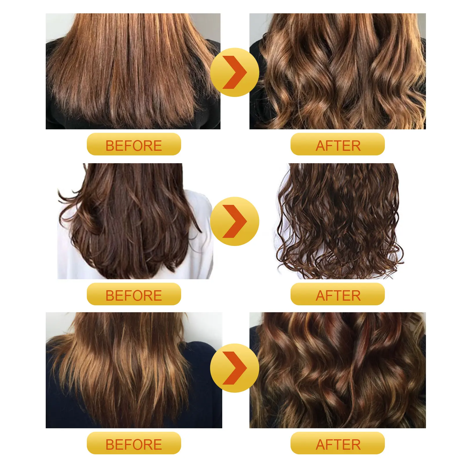 EELHOE 30ml Curly Hair Styling Mousse Moisturizing Anti-Frizz Fluffy Lasting Styling Hair Foam Increase Elasticity for Dry Hair