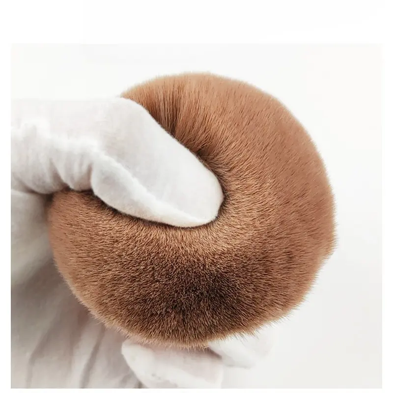 1Pcs Extra Large Body Makeup Brush for Self Tanner, Leg Makeup Bronzer Oval-shaped Flawless Kabuki Brush Kabuki Foundation Brush