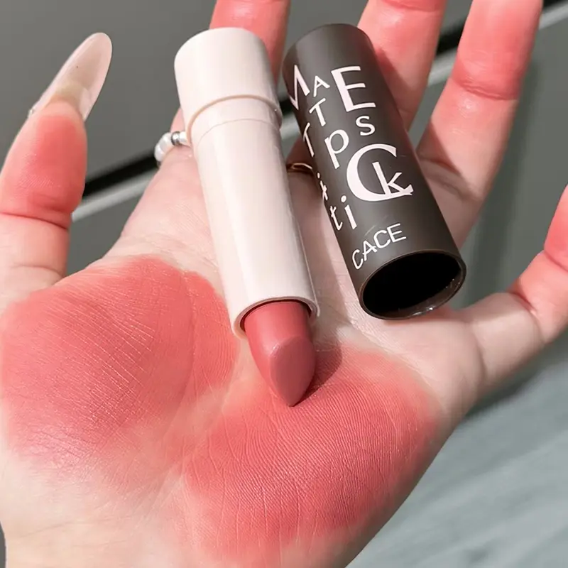 Vintage Party Velvet Matte Lipstick Rose Cream Silky Finish Long-Lasting Waterproof Full Coverage Nude Lip Tint Balm Make Up