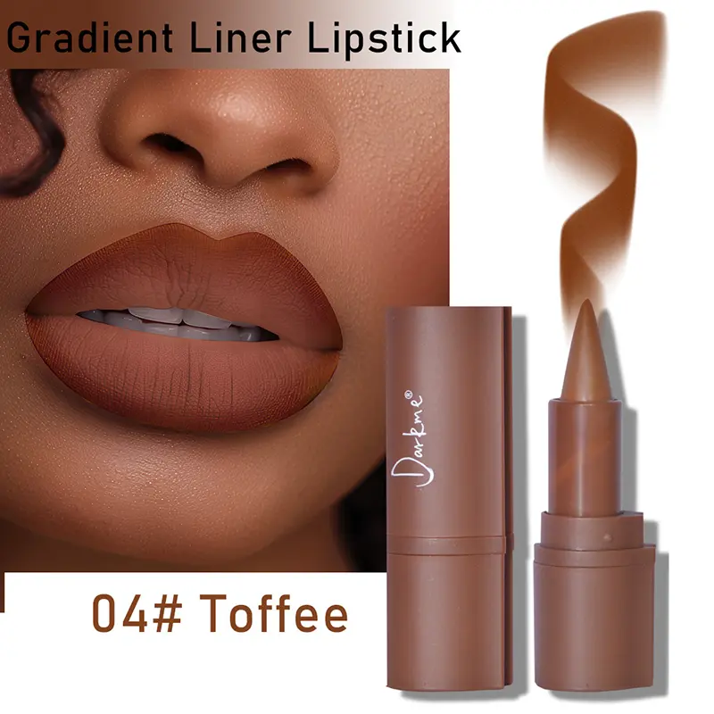 Tapered Gradient Lip Liner Matte Black Brown Velvet Lipstick Waterproof Non Sticky Contouring Tint Lipliner Crayon Lip Makeup