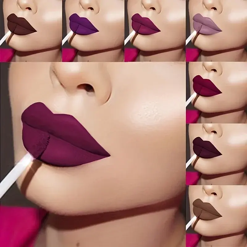20 Colors Optional, High Pigmented Matte Velvet Lip Glaze - Long-Lasting, Smudge-Proof, Non-Moisturizing Liquid Lipstick 1pc