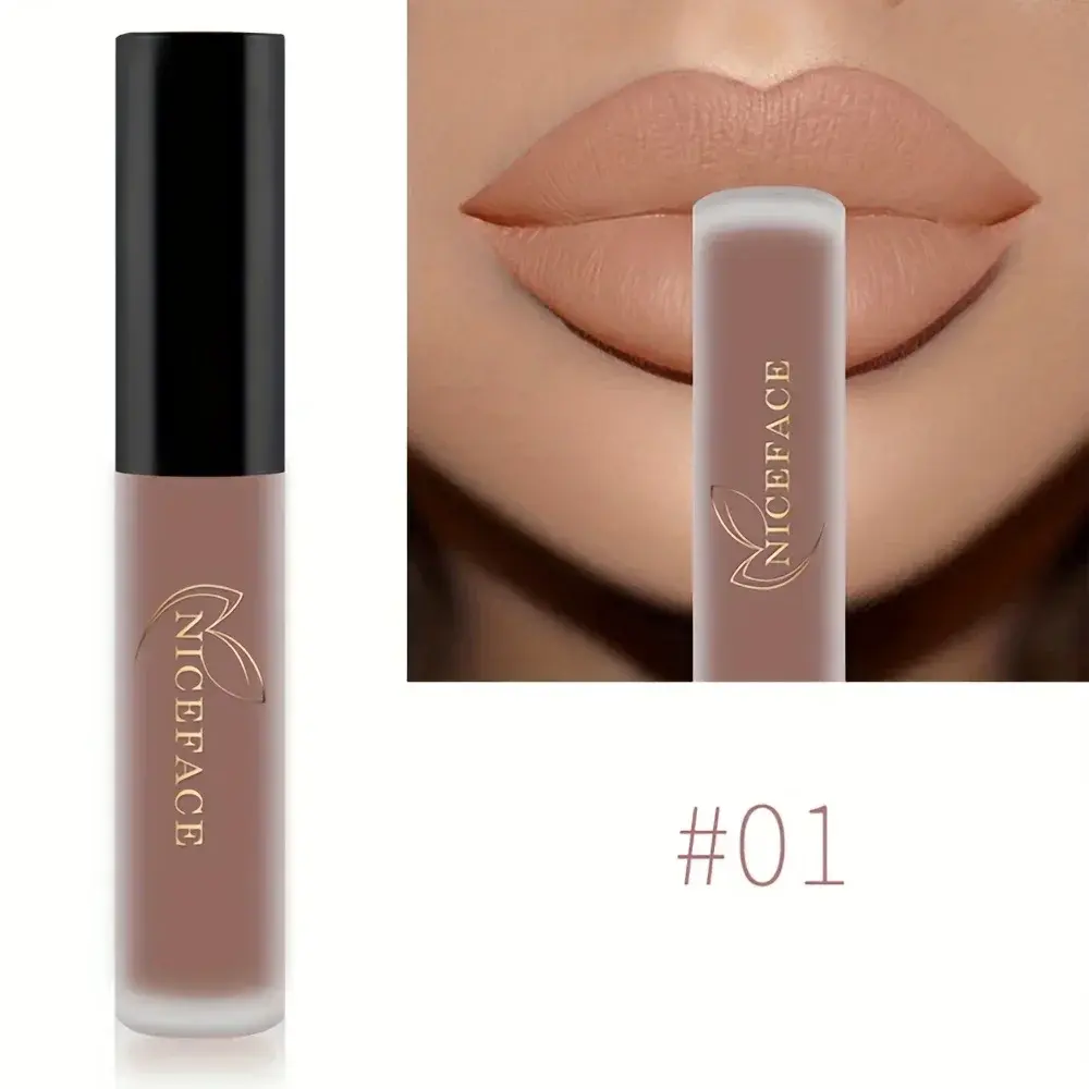 20 Colors Optional, High Pigmented Matte Velvet Lip Glaze - Long-Lasting, Smudge-Proof, Non-Moisturizing Liquid Lipstick 1pc