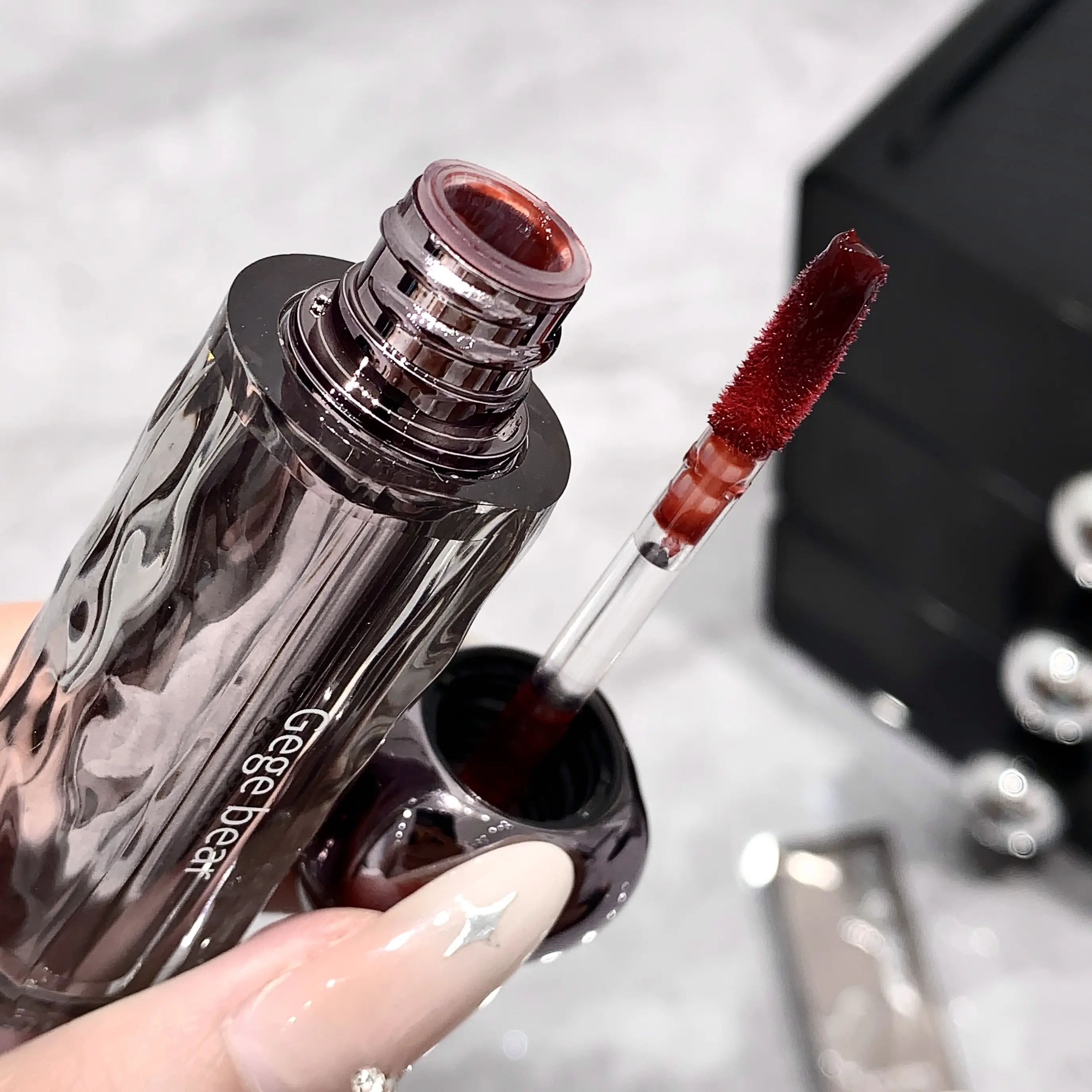 Gegebear Soft Mist Watery Lip Glaze Moisturizing Watery Light to Matte Matte Lip Glaze Lipstick