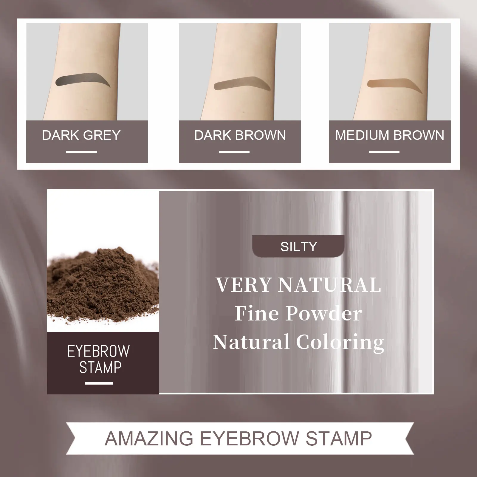 EELHOE One Step Eyebrow Stamp Shaping Kit Professional Fast Eye Brow Makeup Shape Waterproof Hairline Stick Eyebrow Brushes Set
