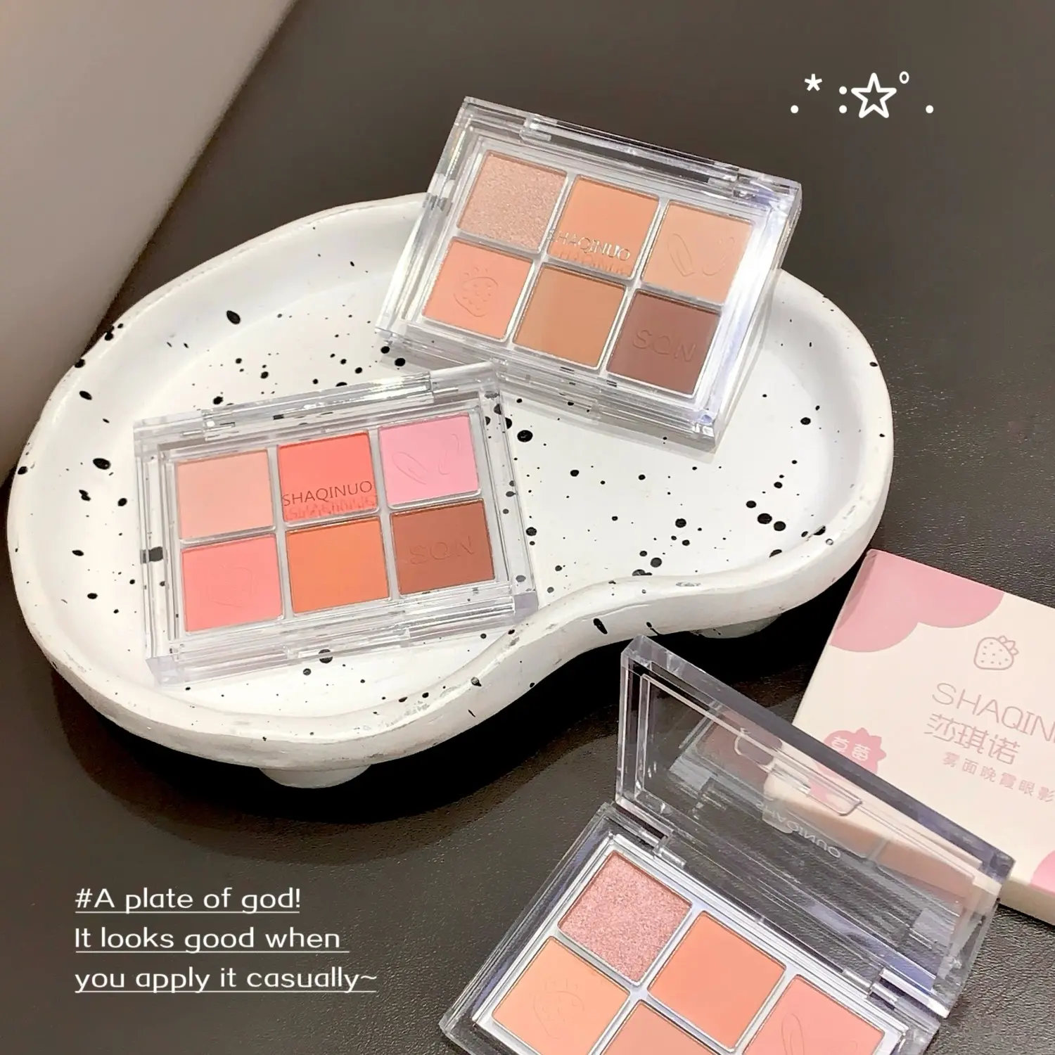 Matte Sunset Eyeshadow Palette, Earth Tone Eyeshadow Palette, Matte Pearlescent makeup and contouring multi-purpose palet