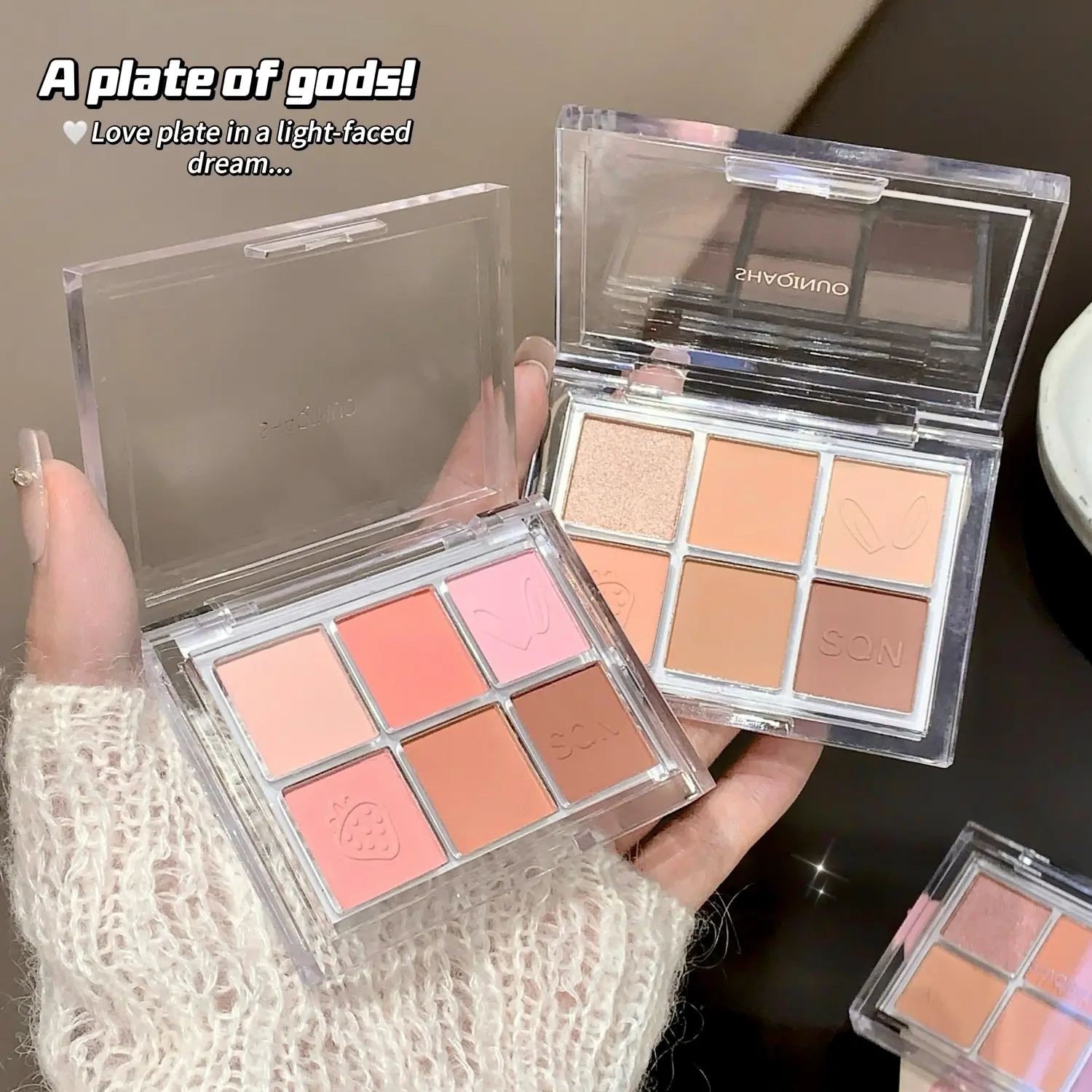Matte Sunset Eyeshadow Palette, Earth Tone Eyeshadow Palette, Matte Pearlescent makeup and contouring multi-purpose palet