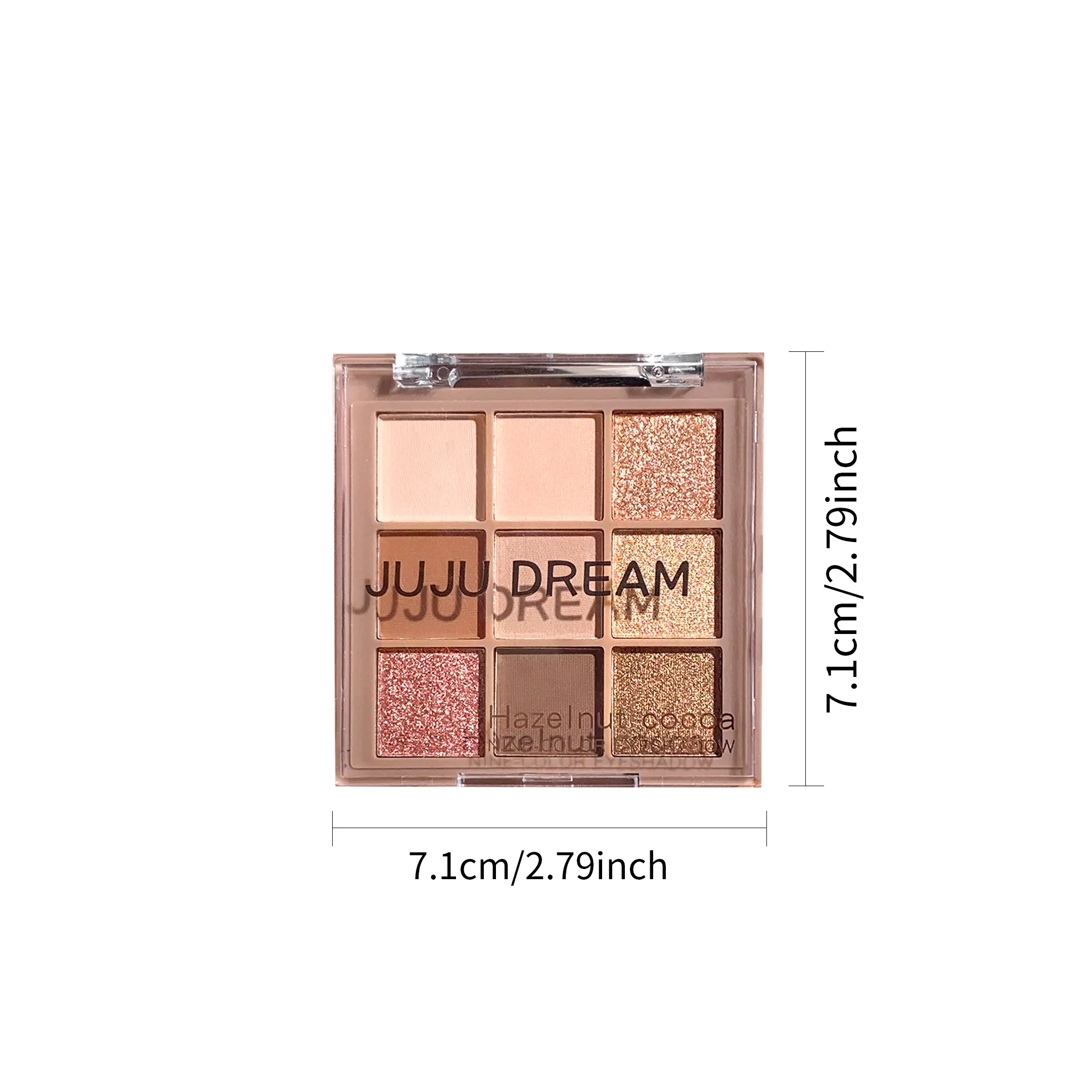 9 Color Eyeshadow Palette Matte Shimmer – Waterproof Long-Lasting Natural Nude Makeup Cocoa Brown Korean Style Eye Look