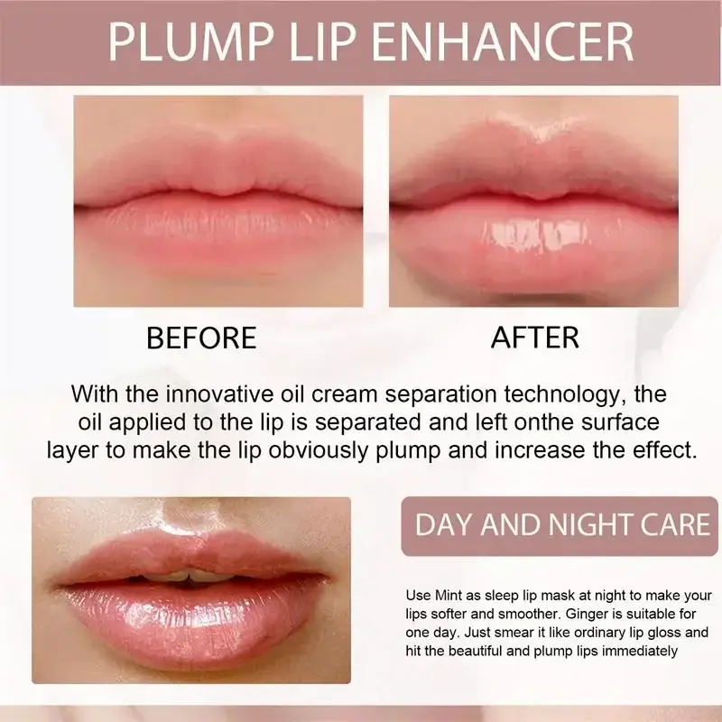 Lip Plump Serum Increase Lips Elasticity Instant Volumising Essential Oil Reduce Fine Lines Moisturizing Nourish Sexy Lip Care