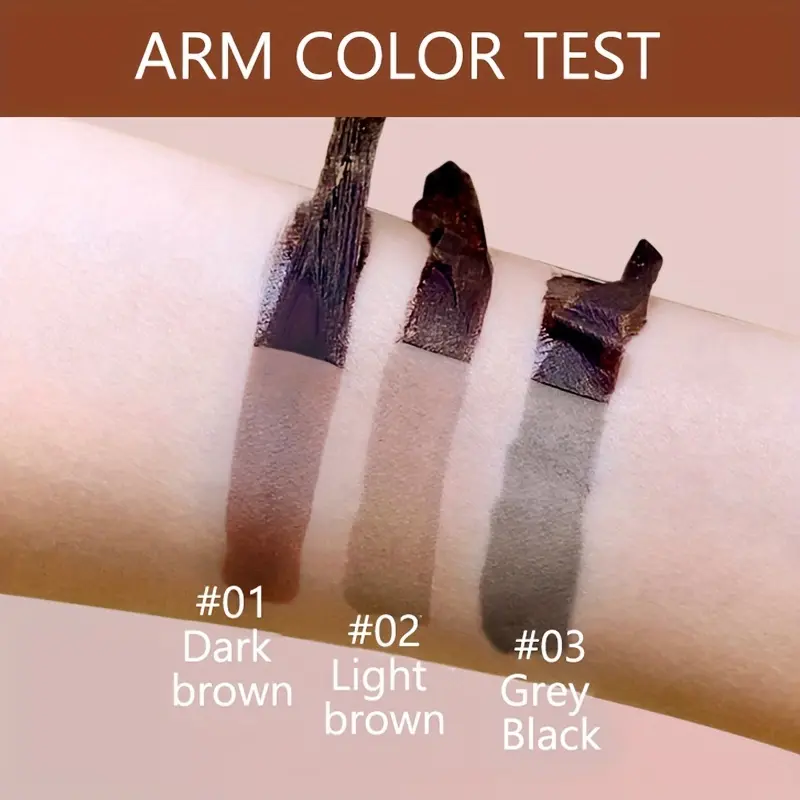 Classic Red Wine Eyebrow Gel: Long-Lasting,Waterproof,and Non-Smudging Tear-Off Eyebrow Dye for All Skin Types