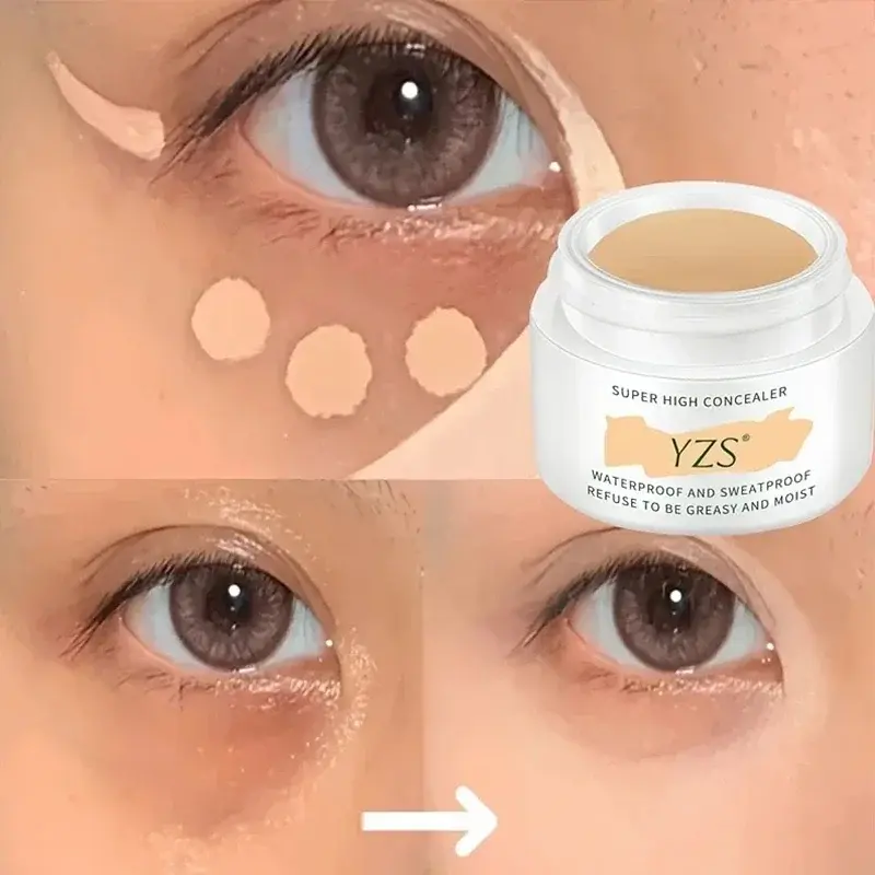 Waterproof and Long-lasting High Concealer that Perfectly Covers Scars,Dark Spots and Tattoos for a Flawless Skin Look Makeup