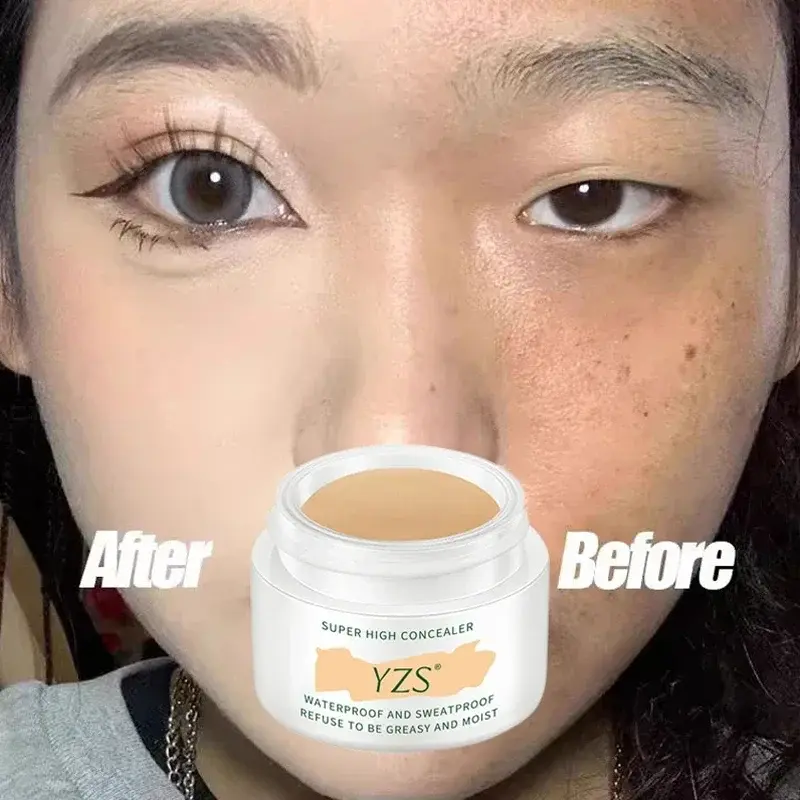 Waterproof and Long-lasting High Concealer that Perfectly Covers Scars,Dark Spots and Tattoos for a Flawless Skin Look Makeup