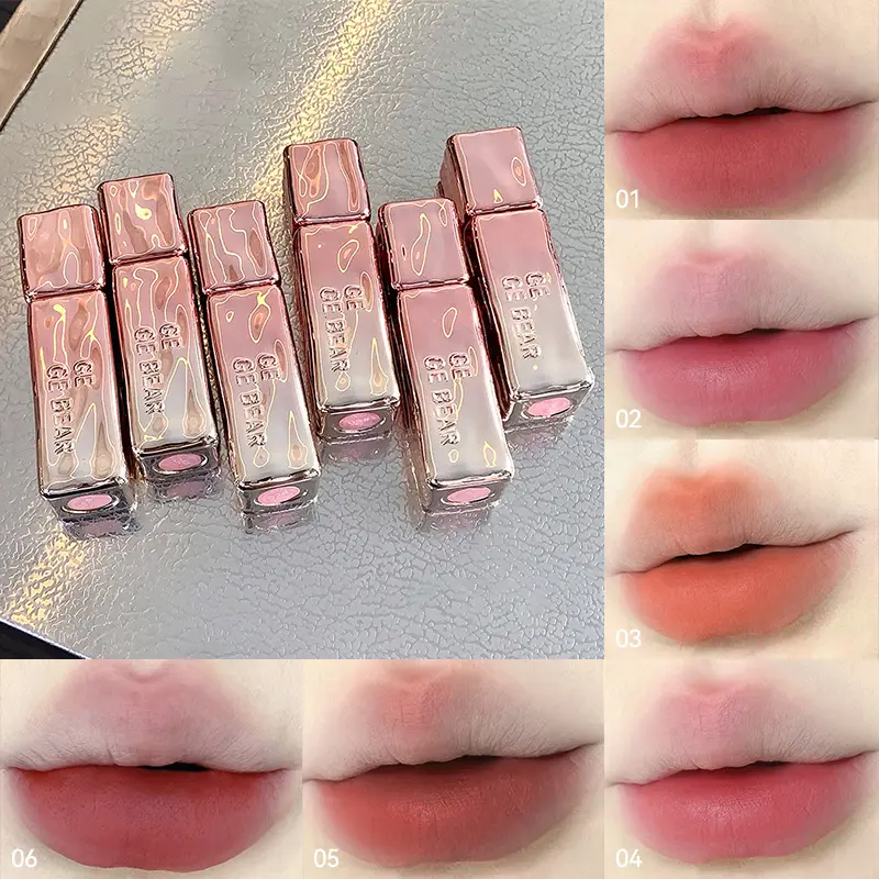 GegeBear Velvet Matte Air Lip Mousse: Long-Lasting, Non-Fading Formula-Natural Look with a Dewy High-Shine Finish for a Radiant