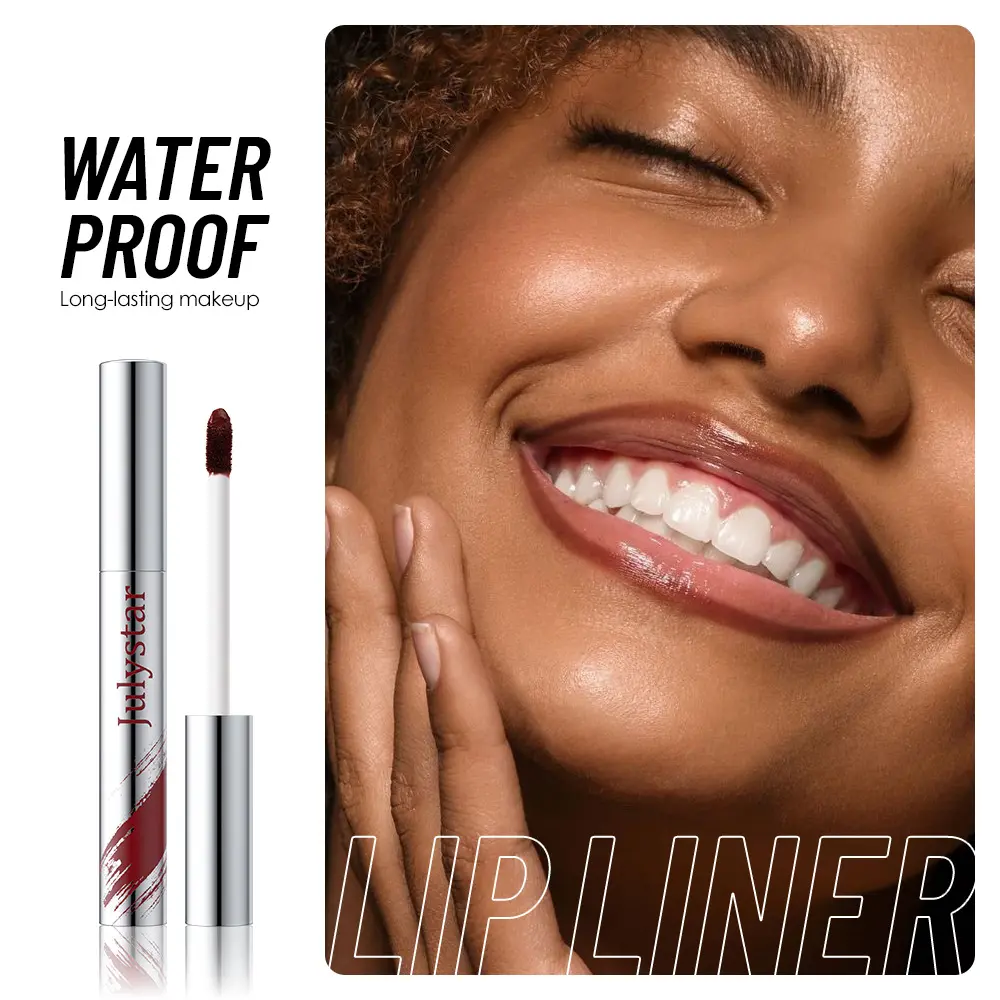 5pcs Peel Off Lip Liner Pen Set, Long-lasting Waterproof & Smudge-proof Peel Off Lip Liner Stain,Peel Off Lipstick Natural Lip