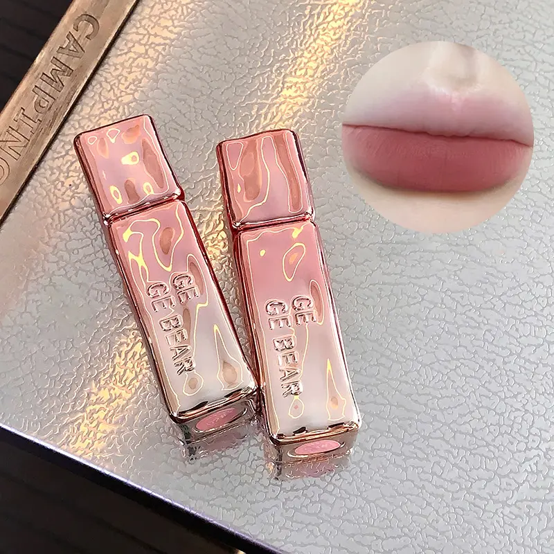 GegeBear Velvet Matte Air Lip Mousse: Long-Lasting, Non-Fading Formula-Natural Look with a Dewy High-Shine Finish for a Radiant