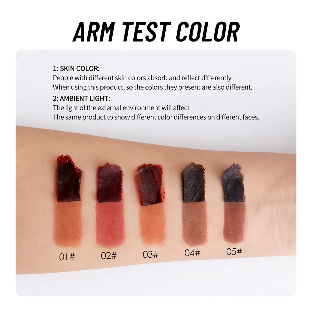 5pcs Peel Off Lip Liner Pen Set, Long-lasting Waterproof & Smudge-proof Peel Off Lip Liner Stain,Peel Off Lipstick Natural Lip