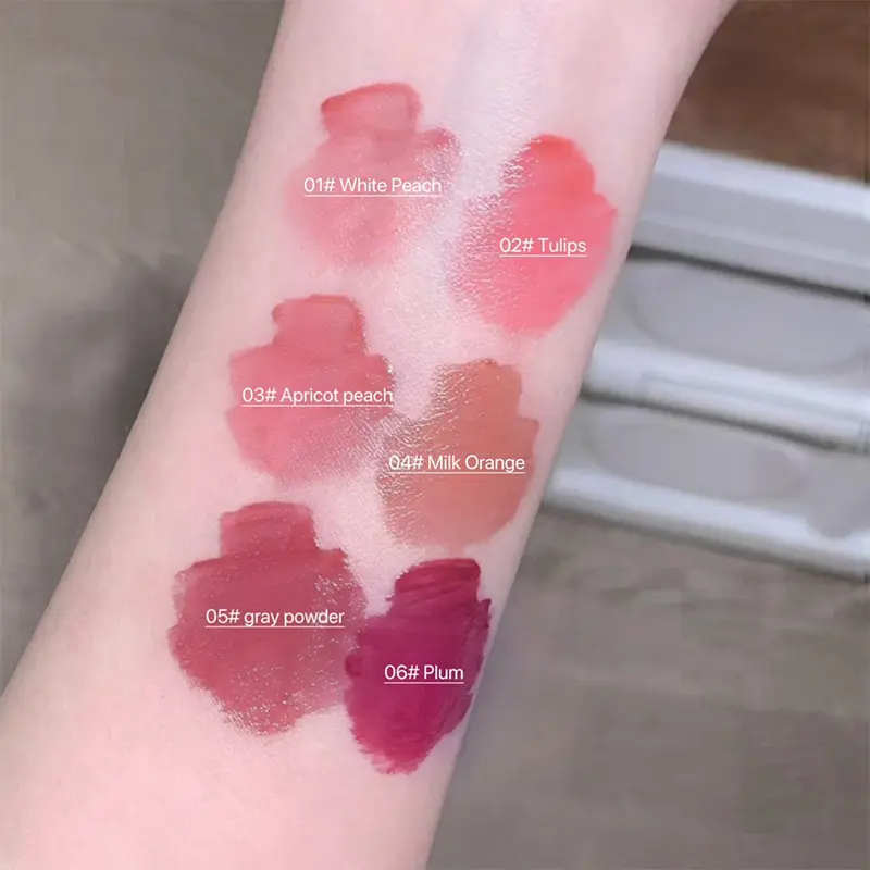 SHAQINUO Shimmering Water-Gloss Lip Gloss: Mirror-Like Shine with a Dewy Glass-Lip Effect - Hydrating Formula for a Youthful