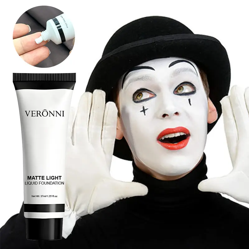 1/2pcs Mixable Pure White Foundation Adjuster Liquid,Foundation Lighten & Brighten Adjuster White Matte Makeup For All Skin Type
