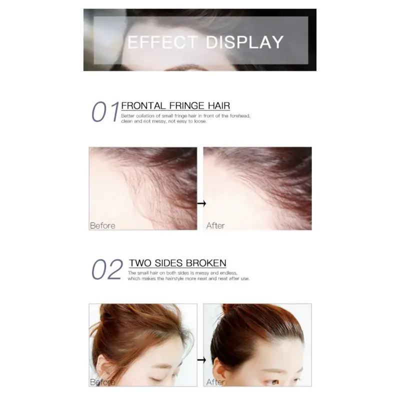 Flyaway Hair Taming Balm Smoothing Broken Hair Fixer Cream Hair Shaping Styling Gel Rapid Fixed Anti-Frizz Flyaway Hair Stick