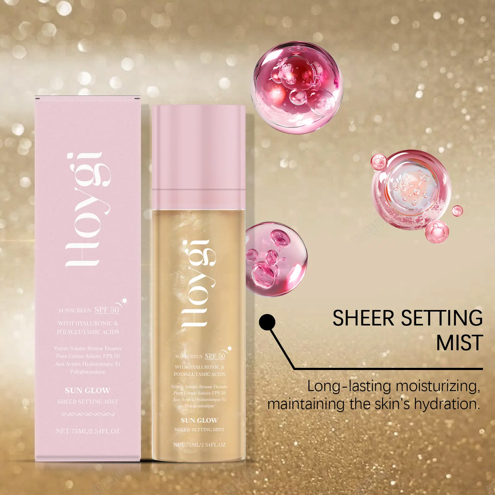 Matte Setting Spray Long Lasting Makeup Oil Control No Transfer Waterproof Hydrating Mist 75ml Travel Size Makeup Finisher Fixer