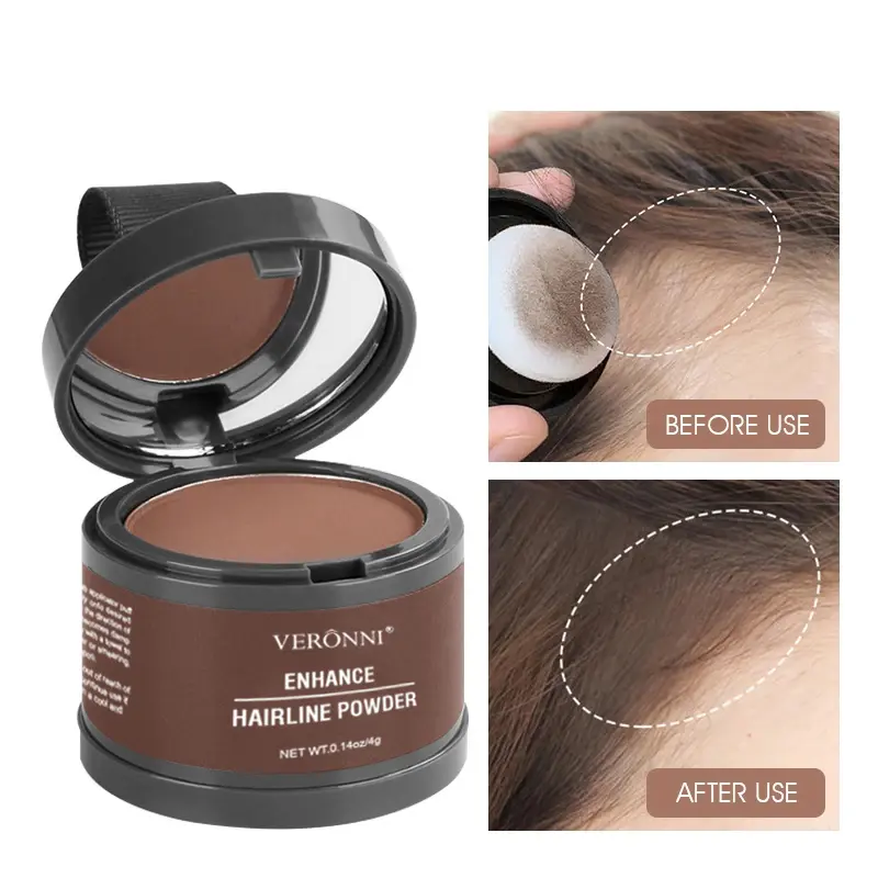 VERONNI Hairline Line Shadow Contouring Powder-Hair Repairing and Shadow Filling Powder Forehead Hairline Replacement Makeup