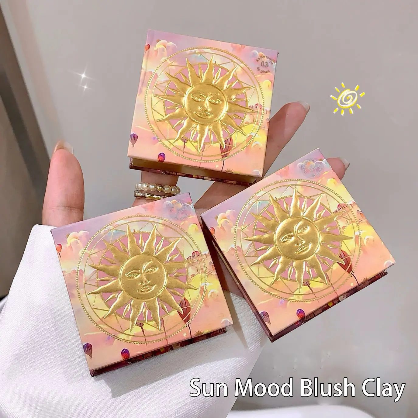 Sun Mood Blush Clay Easy Color Natural Dimensional Brightening Low Saturation Cream Blusher Longlasting Face Beauty Makeup
