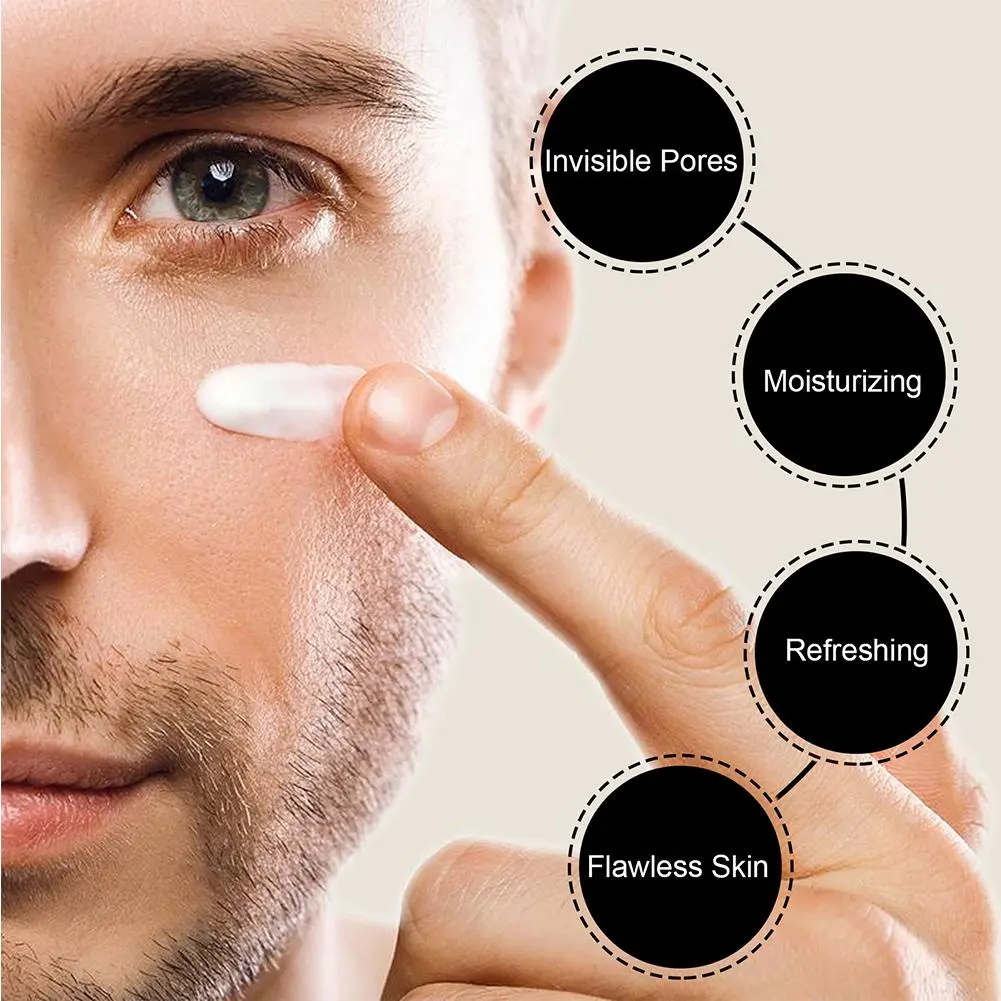 Men's Makeup Cream Acne Mark Concealer for Hydrating Moisturizing Oil Control Pore Shrinkage Firming Male Facial Skin Care