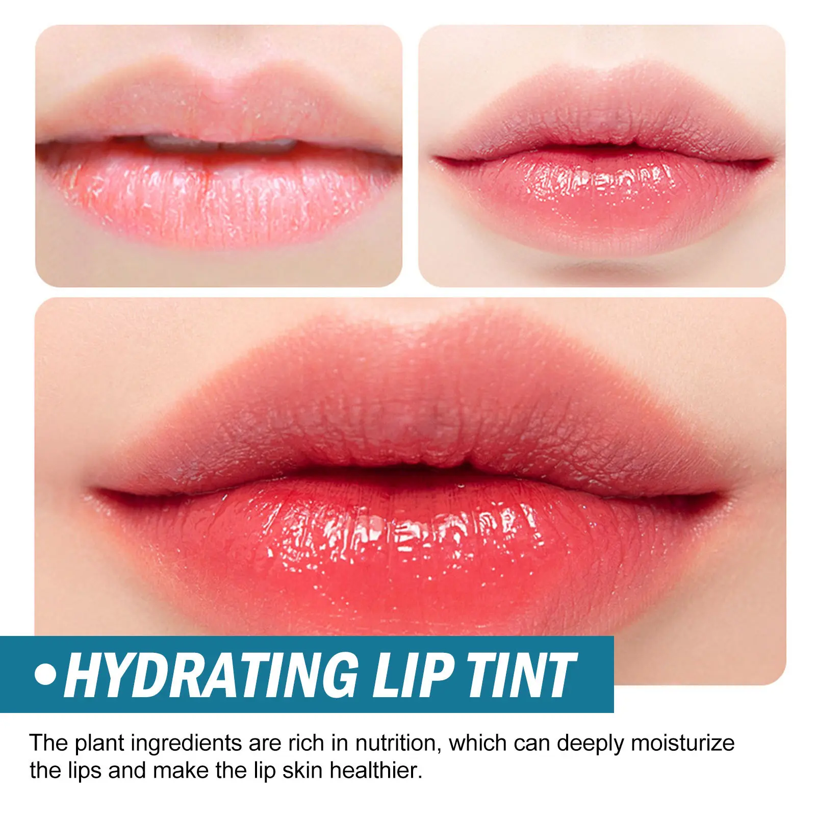 EELHOE Hydrating Lip Balm Tint Long Lasting Moisturizing Lips Plumper Nourishing Smoothing Anti-Cracking Lips Makeup Lip Gloss