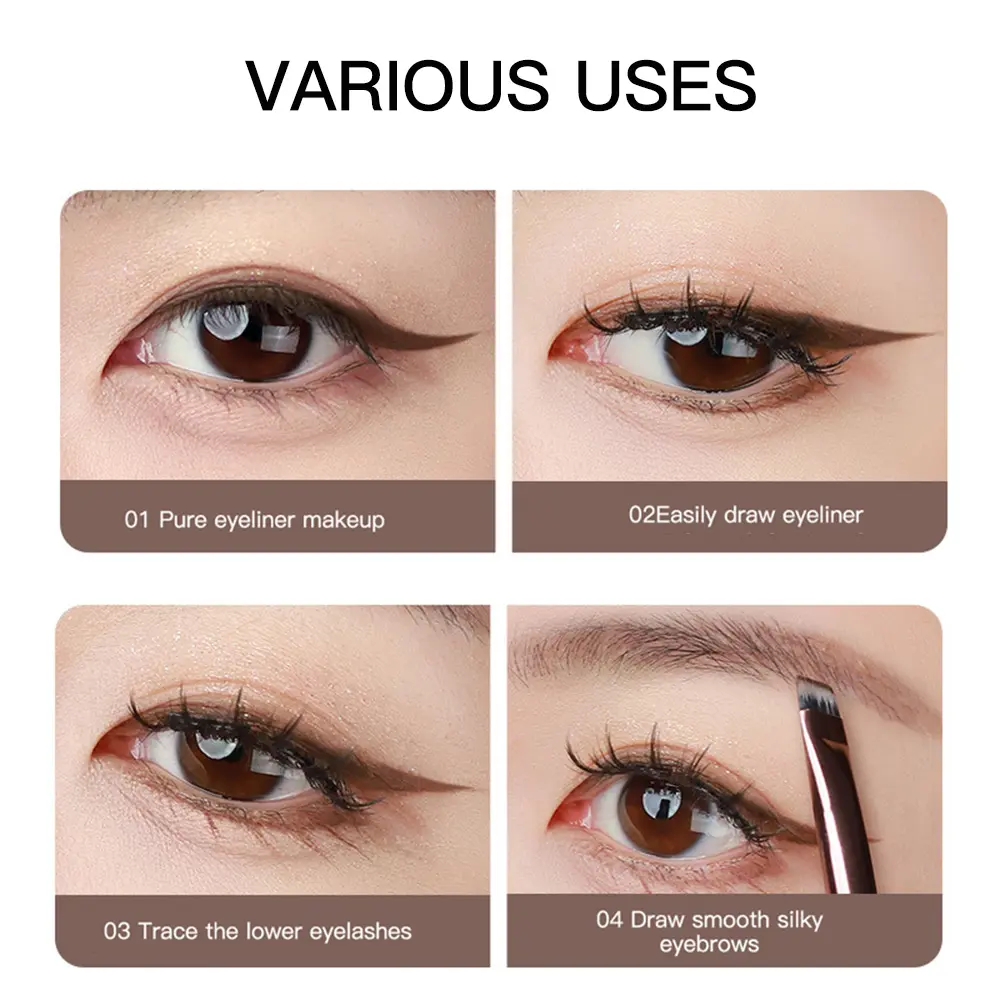 GECOMO Long Wear Matte Eyeliner Gel Cream, Quick Drying Waterproof Eyeliner Gel