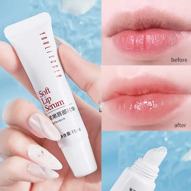 Soft Lip Serum Moisturizing and Moisturizing Easy To Apply Moisturize Dilute Lip Lines Relieve Dry Exfoliating Scrub Lipstick