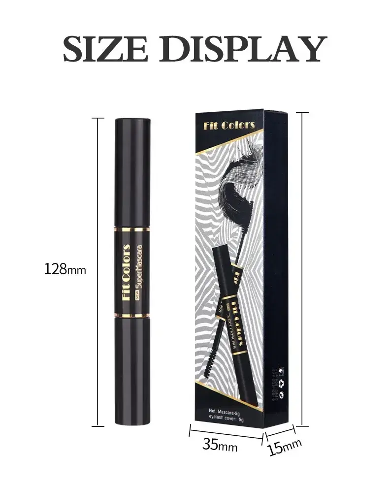Waterproof Mascara Eyelashes Extension Thick Curling Non-smudge Quick Dry Long-lasting Blue Purple White Colorful Mascara Makeup