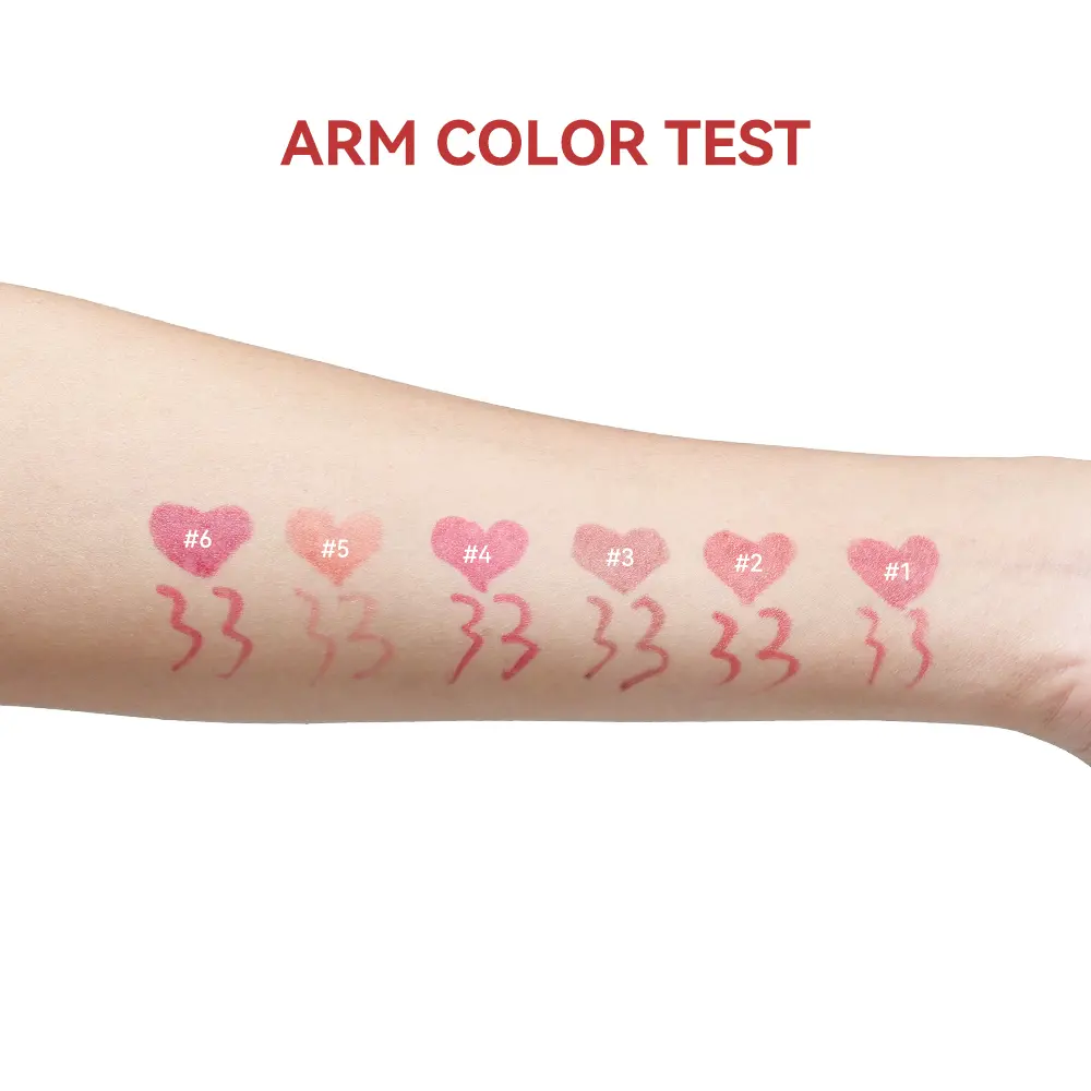 Liquid Lip Stain Pen Long lasting Lip Liner Waterproof Matte Pink Red Contour Tint Lipstick Moisturising Makeup Non-stick Cup