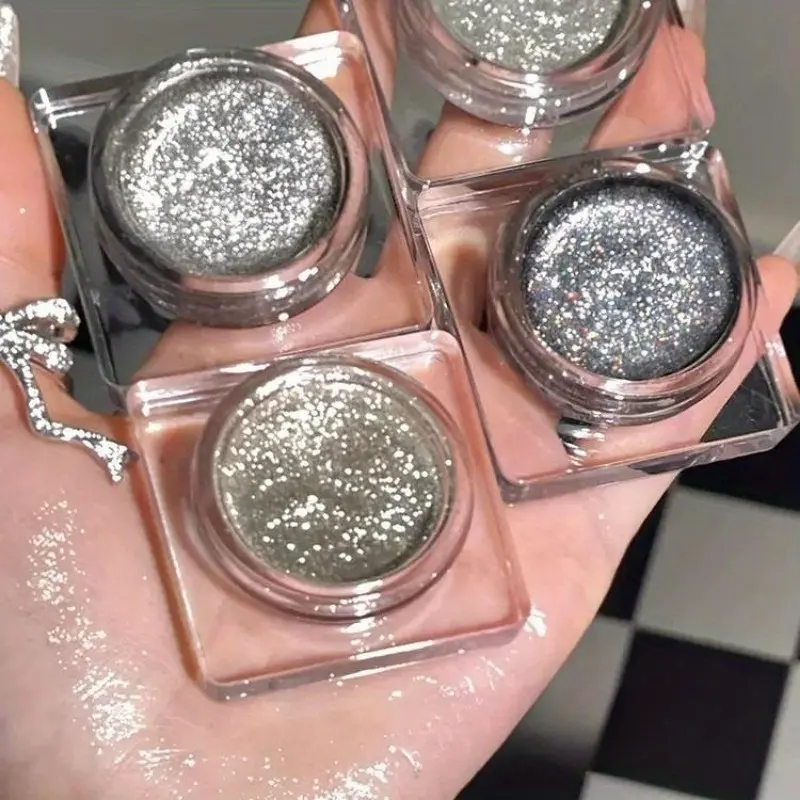 Diamond Polarized Monochrome Eyeshadow Galaxy Highlight Burst Glitter Piece Glitter Eye Shadow Brightening Liquid Not Fly Powder