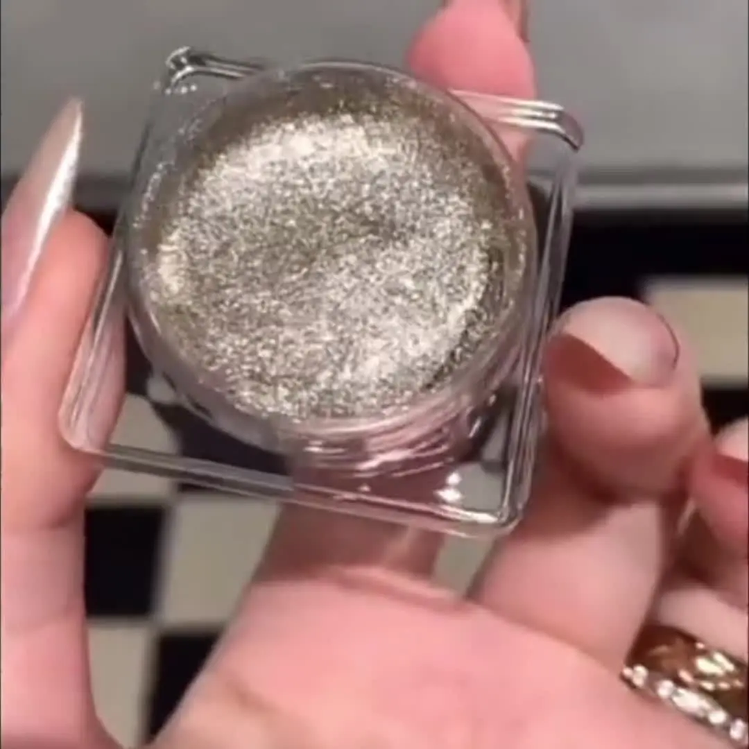 Diamond Polarized Monochrome Eyeshadow Galaxy Highlight Burst Glitter Piece Glitter Eye Shadow Brightening Liquid Not Fly Powder