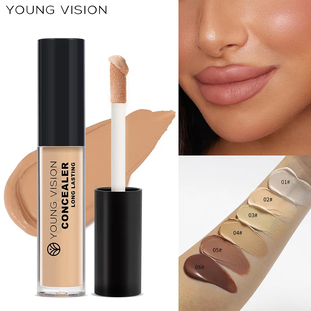 YOUNG VISION Matte Delicate Liquid Concealer Brightens skin tone, waterproof, non-streaky and contours the skin.