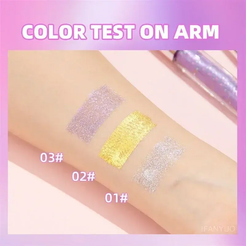 Diamond Glitter Mascara Sliver Gold Purple Galaxy Sequins Eyelashes Quick Dry Lasting Waterproof Curling Thick Shiny Eyelash