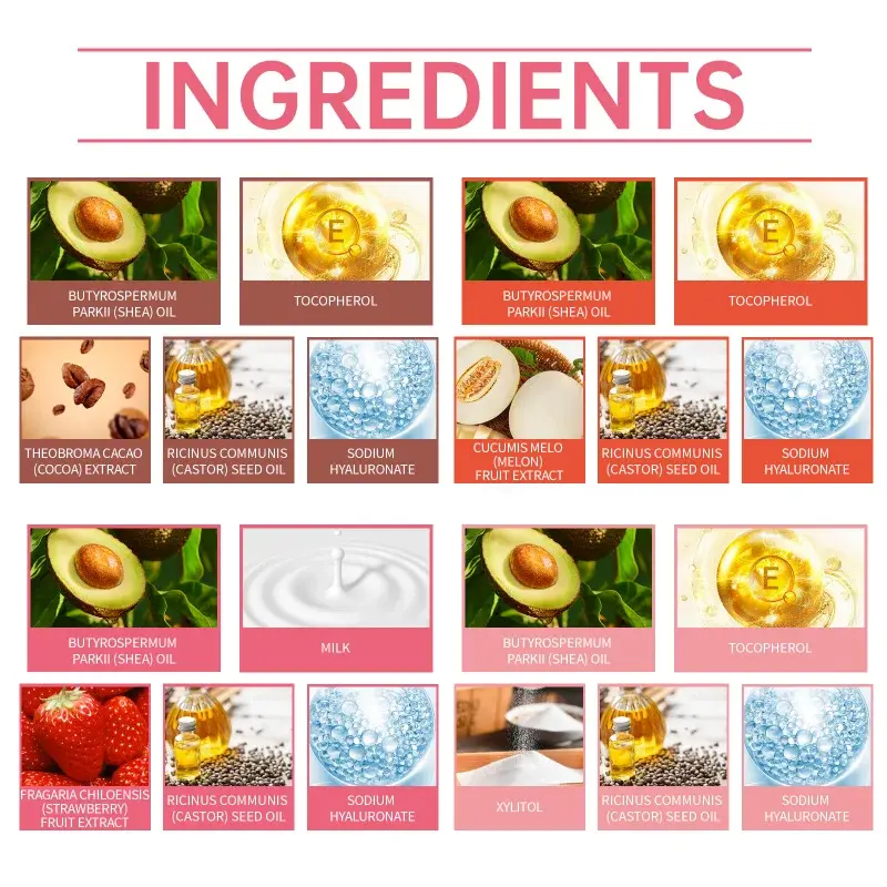 Crystal Gloss Lip Balm Help Moisturize Lips Hydrate Lips Soften Lips Improve Lip Fullness Nourish Lips Smooth Application