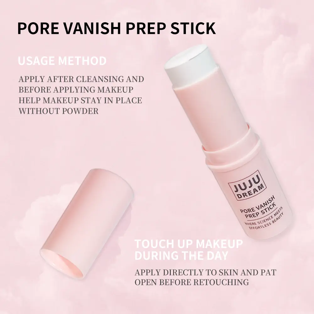 Face Primer Stick,Invisible Pore Base Stick Makeup Concealer Isolation Makeup Front Pore Base Modifying Skin Color Primer Makeup