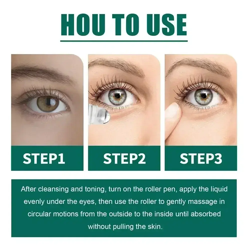 Cool Eye Drops Medical Cleanning Detox Relieves Discomfort Removal Fatigue Improve Vision Relax Massage Eye Care