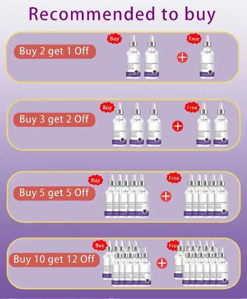 Face Serum Tightening Large Pores Facial Essence Long lasting Moisturizing Calming Skin Care