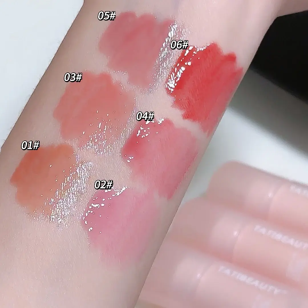 DIKALU Mirror Water Lip Gloss Crystal Jelly Lipstick Hydrating Plumping Moisturizing Colored Lip Tint Lips Care Makeup Beauty