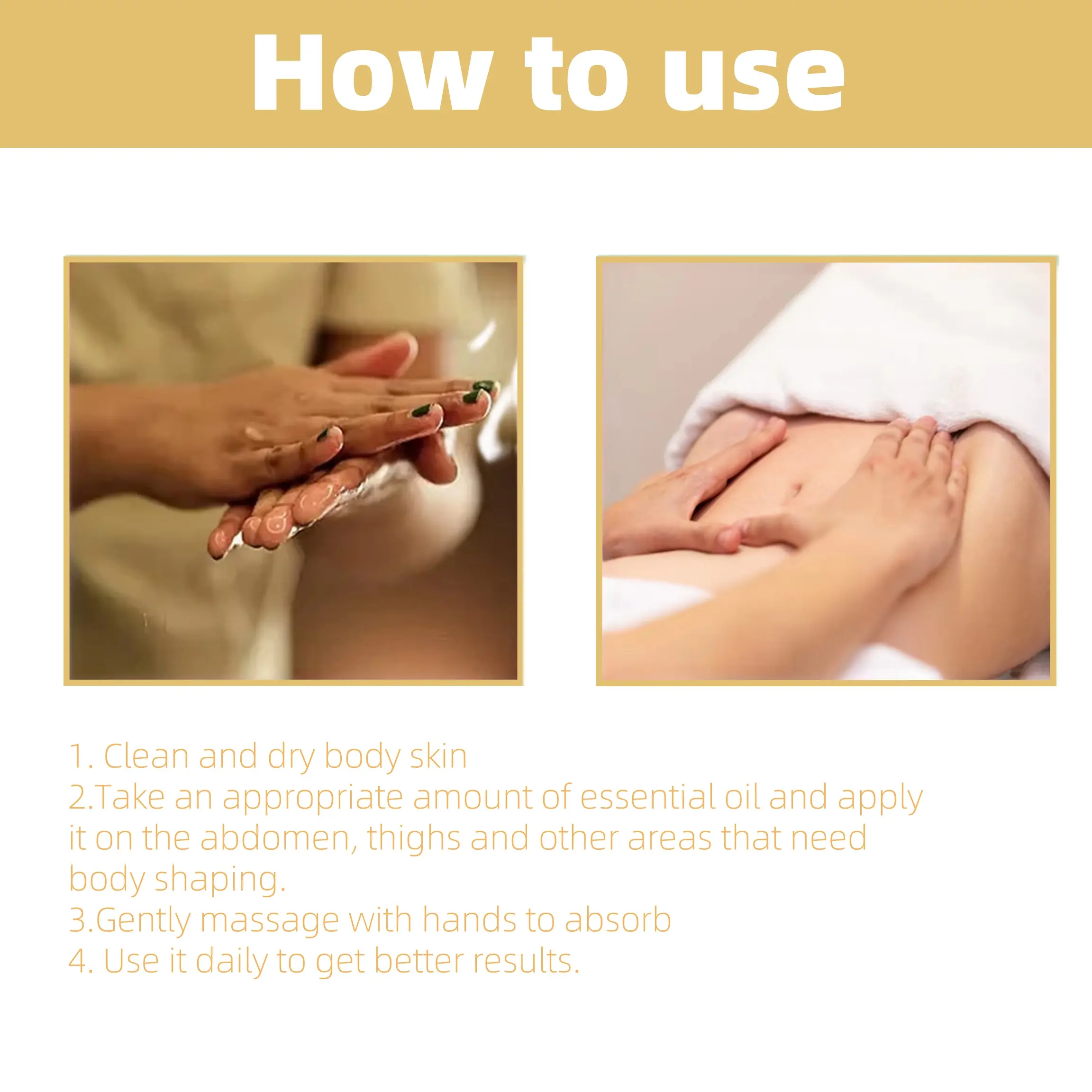 Abdominal Fat Reducing Oils Rapid Fat Burning Waist Cellulite Removal Improve Skin Sagging Firming Body Slimming Massage Oil