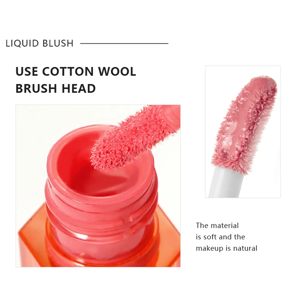 Multifunctional soft matte blush, 9 colors available, natural contour blush stick