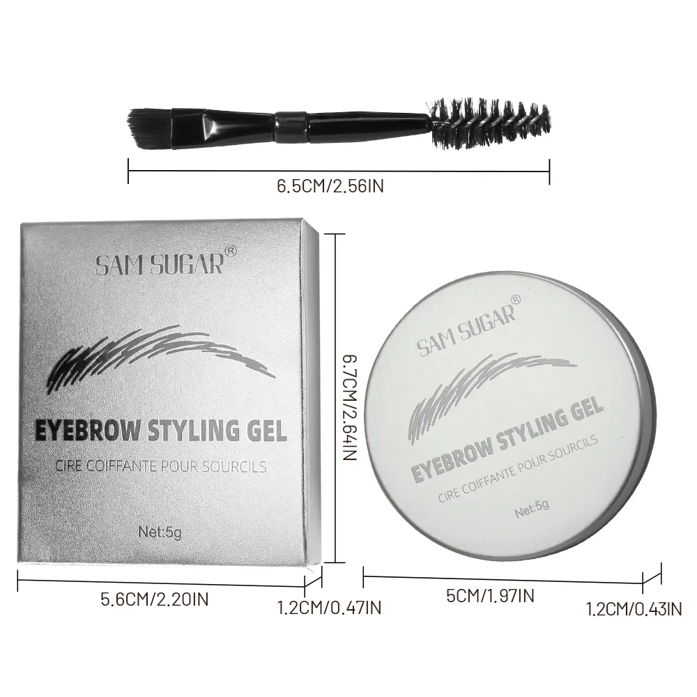 3D Wild Eyebrow Gel Wax Brow Styling Soap Tint Eyebrows Enhancers Brows White Brown Makeup Black Cosmetic Tool Makeup
