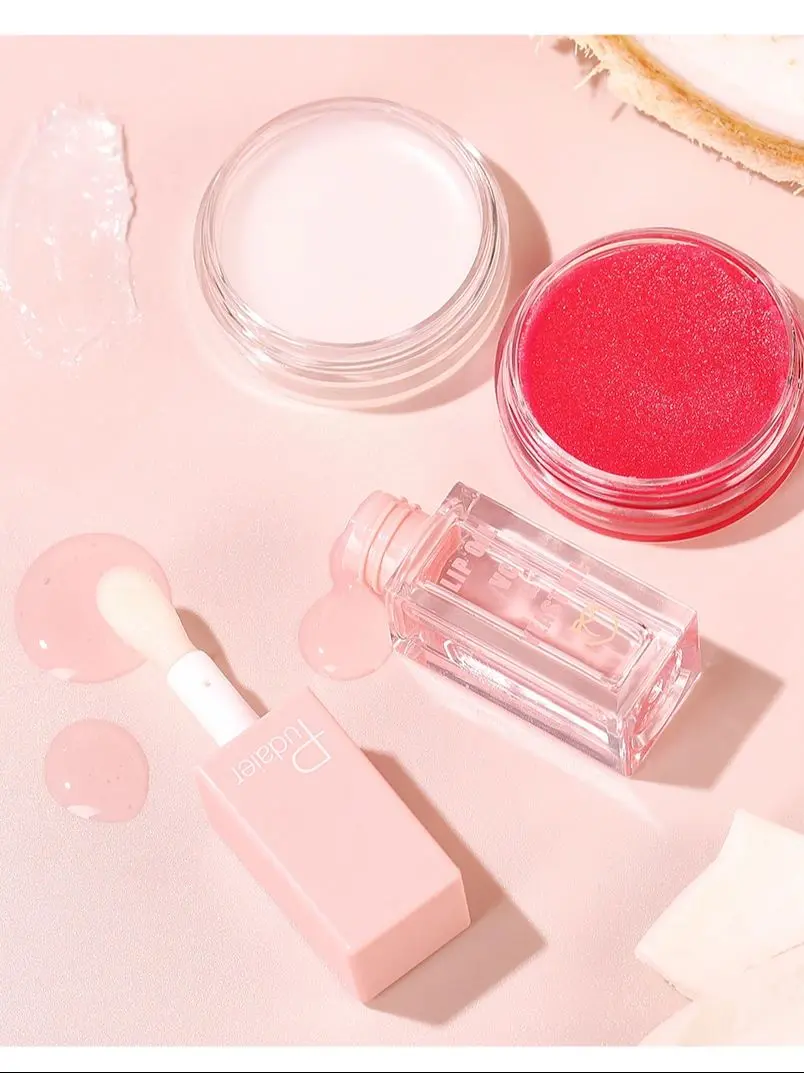 Pudaier Lip Care Set Exfoliating Lip Scrub Moisturizing Lip Mask Lip Oil Lipstick