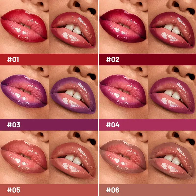 Lip Liner And Lip Oil set, perfectly outline your lips, moisturize your lips with lip oil, lip gloss combination, suitable for d